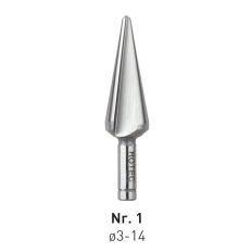 HSSE KONISCHE PLAATBOREN SLITPOINT.NR1 3,0-14,0 HSSE KONISCHE PLAATBOREN SLITPOINT.NR1 3,0-14,0