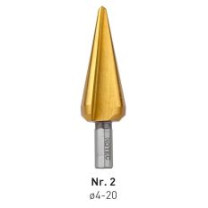 HSS KONISCHE PLAATBOREN SPLITPOINT.NR2 5,0-20,0 TIN HSS KONISCHE PLAATBOREN SPLITPOINT.NR2 5,0-20,0 TIN
