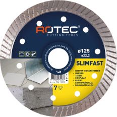 DIAMANTZAAGBLAD 'SLIMFAST' ø115X1,2Xø22,2 DIAMANTZAAGBLAD 'SLIMFAST' ø115X1,2Xø22,2